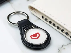 Vossen Llaveros Personal Foto Duradera Borde Diseño